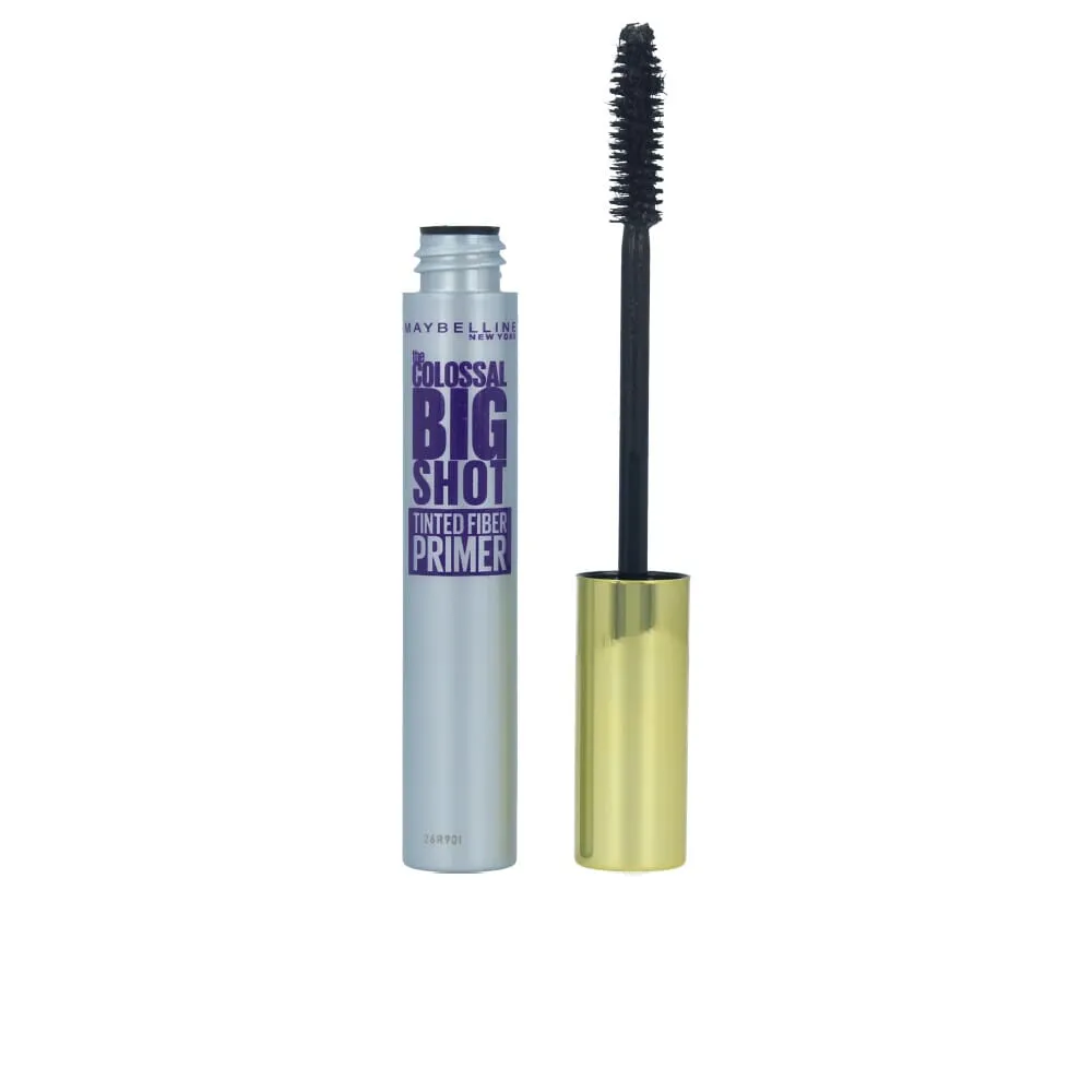 Colossal Big Shot Tinted Fiber Primer Mascara #Black