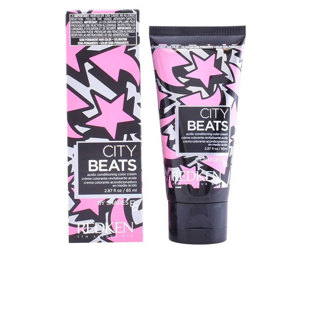 CITY BEATS ACIDIC CONDITIONING COLOR CREAM#CITY BALLET PINK 85 ml