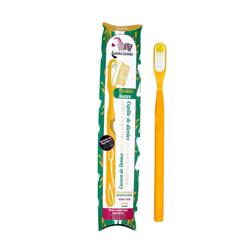 Cepillo Dientes Recargable Medio Amarillo