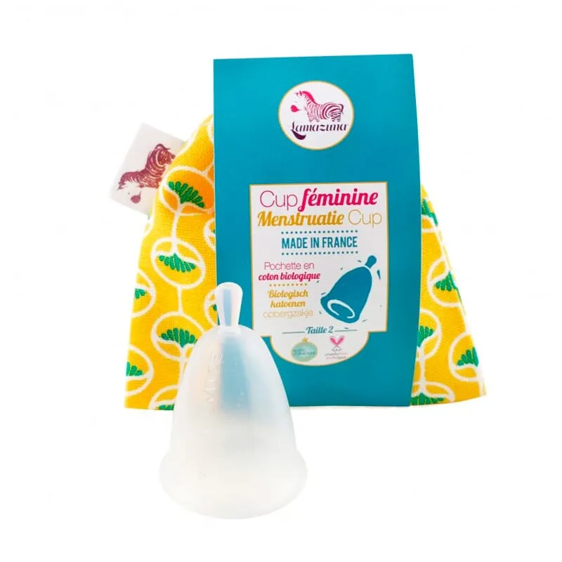 Copa Menstrual Talla 2 Bolsa Amarilla
