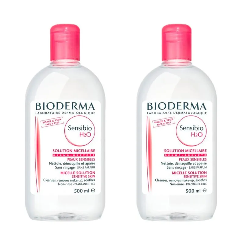 Bioderma Sensibio H2O Solución Micelar Pack Duplo 2 x 500 ml