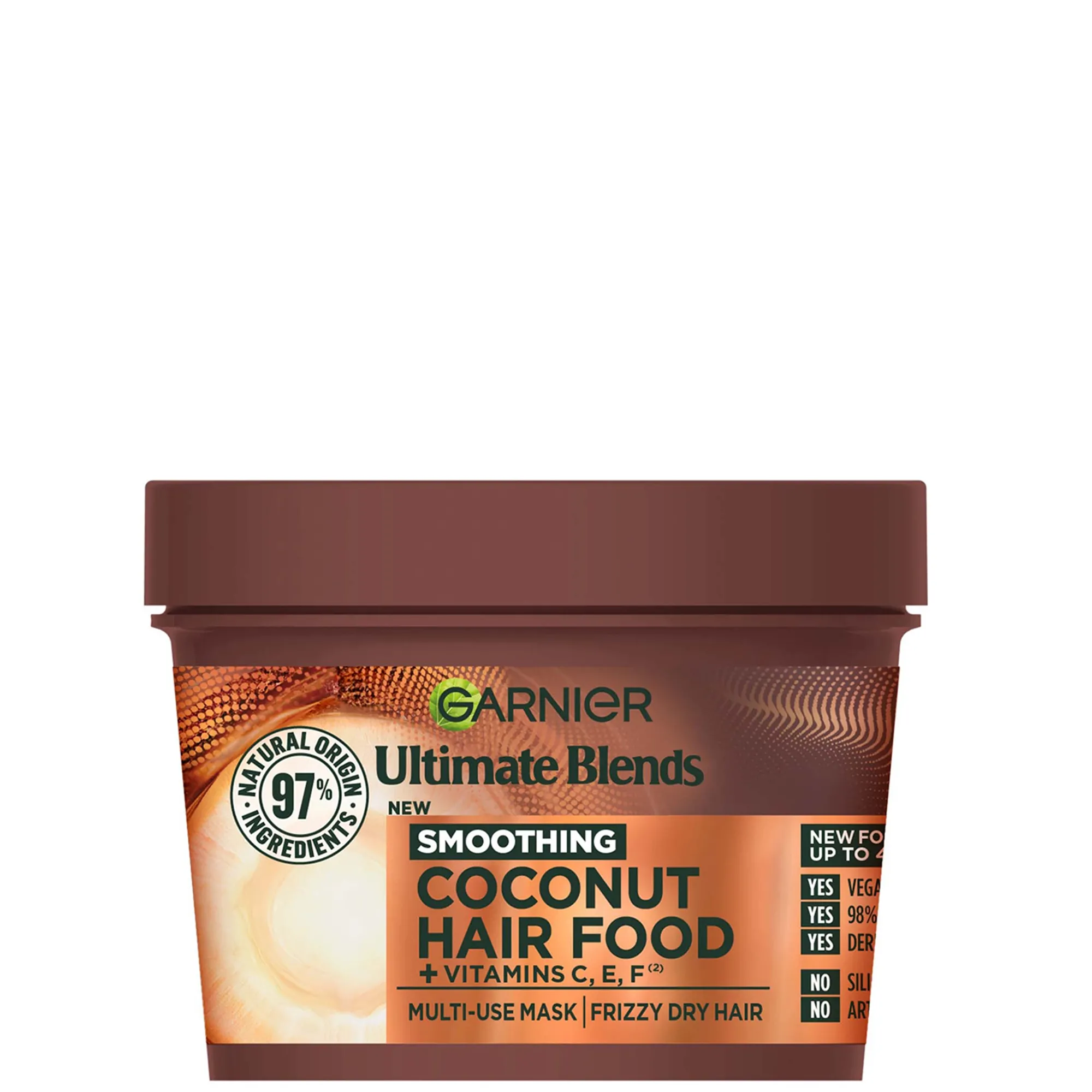 Garnier Ultimate Blends Hair Food Coconut Oil 3-in-1 Frizzy Hair Mask Treatment 390ml