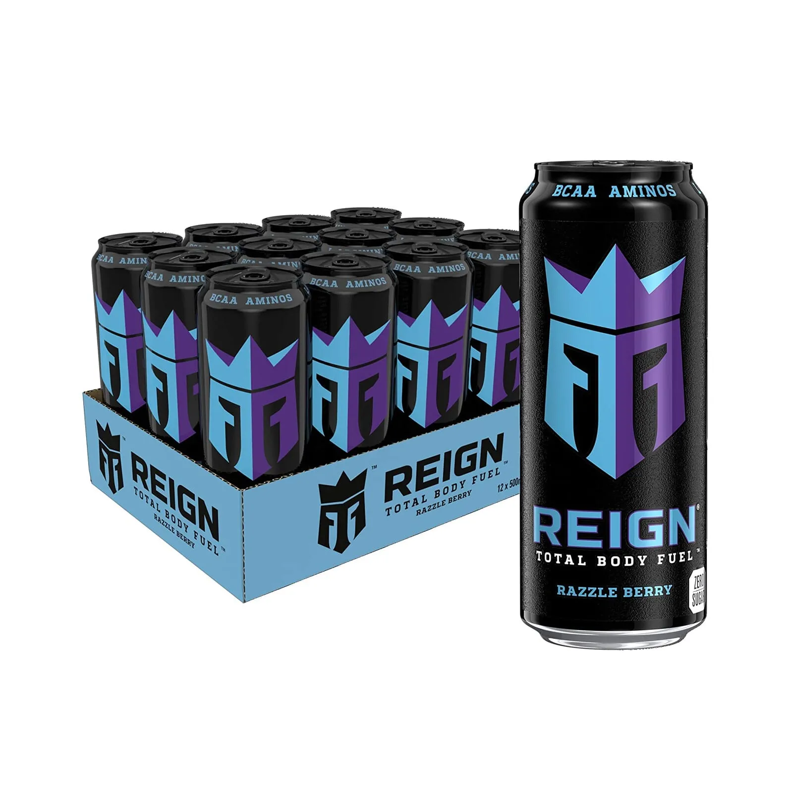 Monster Reign Razzle Berry 12 Uds 500 ml
