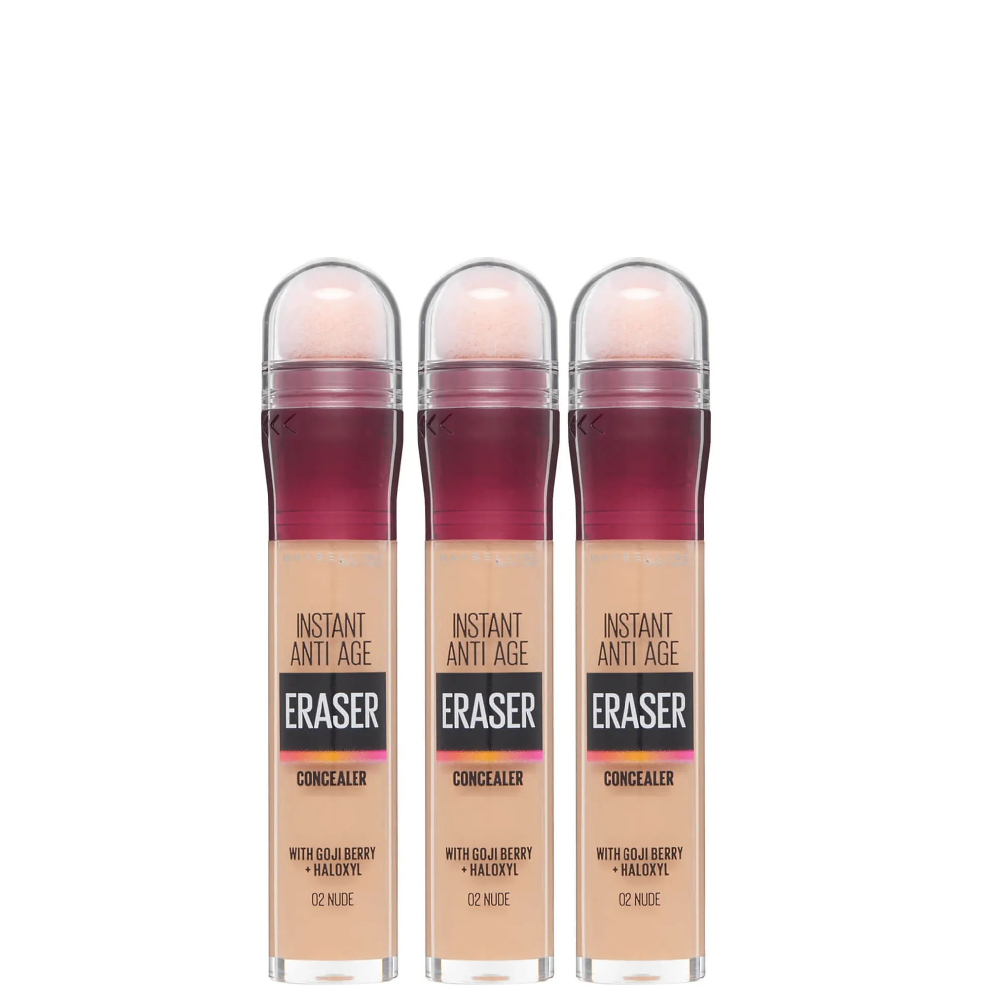 Maybelline Instant Anti-Age Eraser Eye Concealer 3 Pack Exclusive