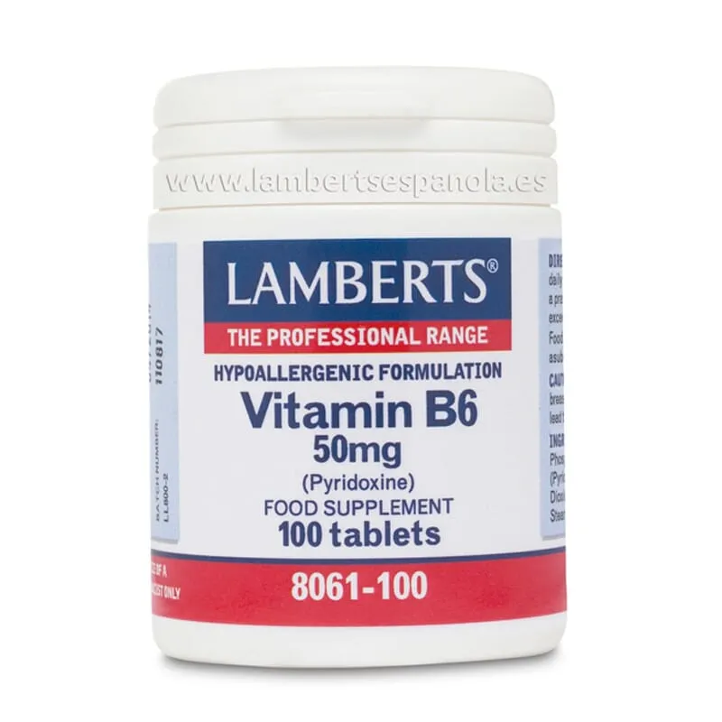 VITAMINA B6 50mg (PIRIDOXINA)