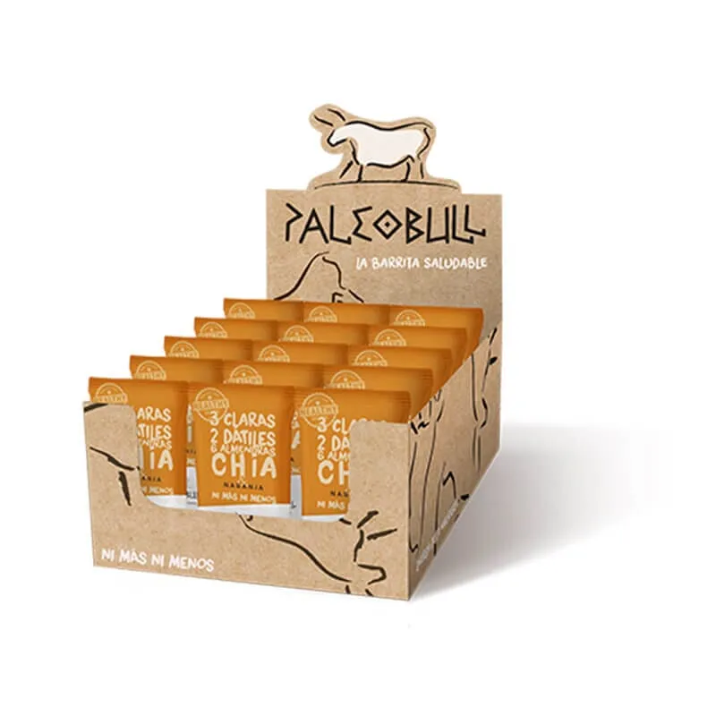 PALEOBULL BARRITA DE NARANJA Y CHÍA