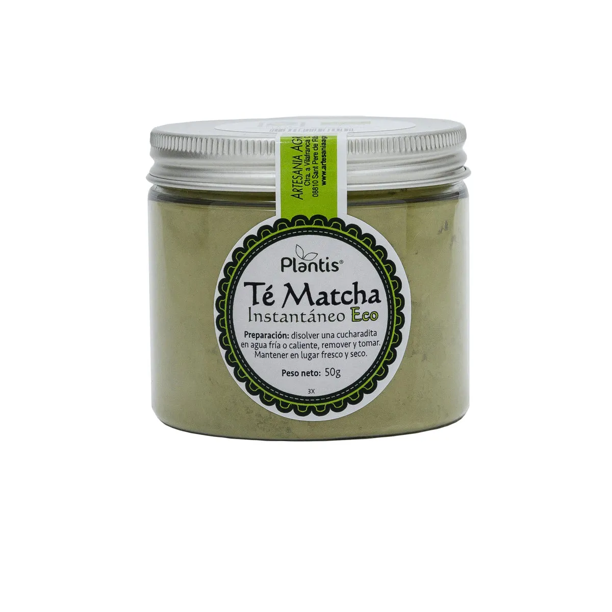 TE MATCHA ECO PLANTIS 50 Gr ARTESANÍA AGRÍCOLA
