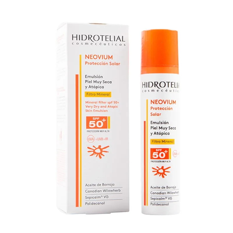 Neovium Emulsión Mineral Piel Seca y Atópica SPF50+