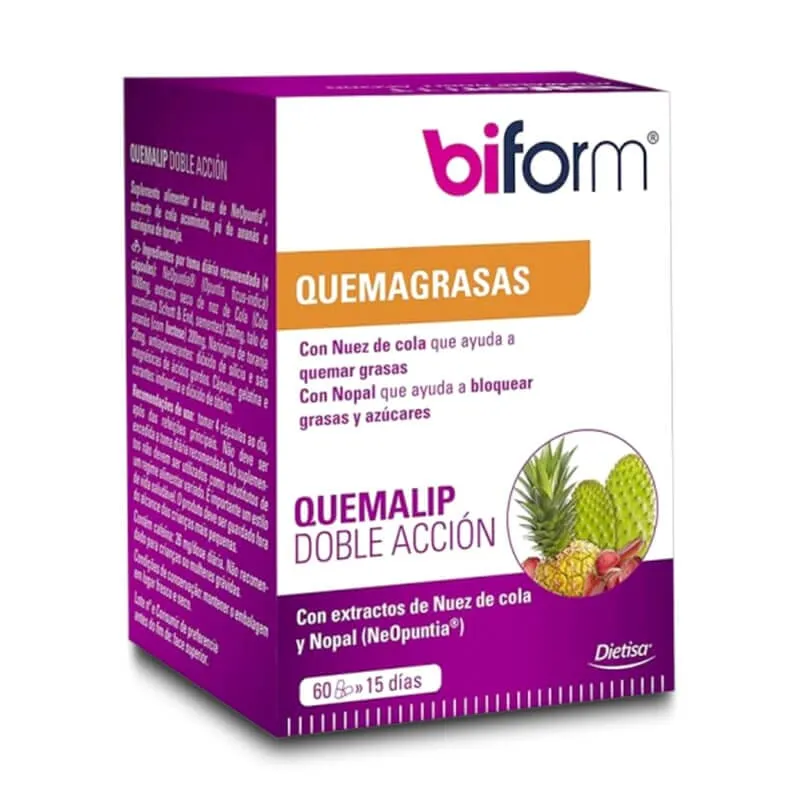 QUEMALIP Doble Acción ▸ 60 Cápsulas