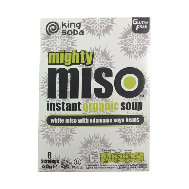 Sopa de Miso y Semillas de Edamame Sin Gluten Bio