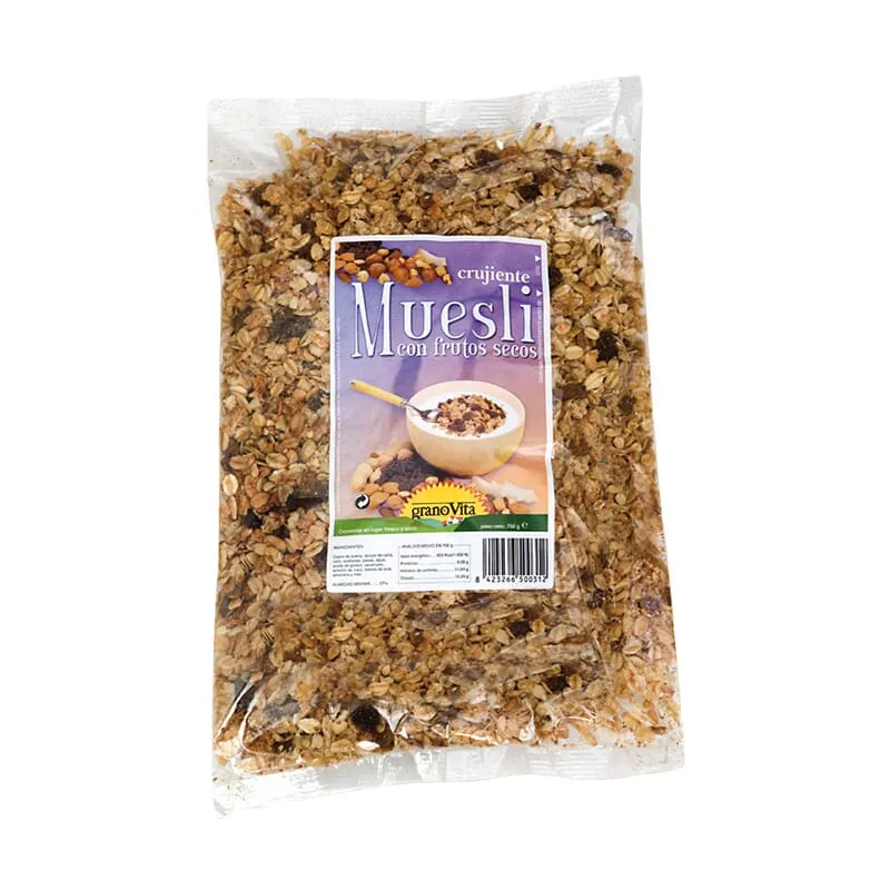 MUESLI CRUJIENTE CON FRUTOS SECOS