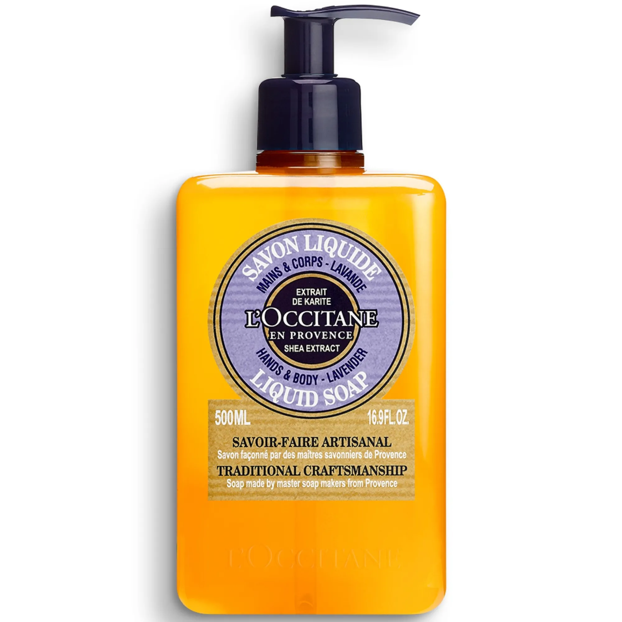 L'Occitane Jabón líquido de manos y cuerpo Karité Lavanda 500ml