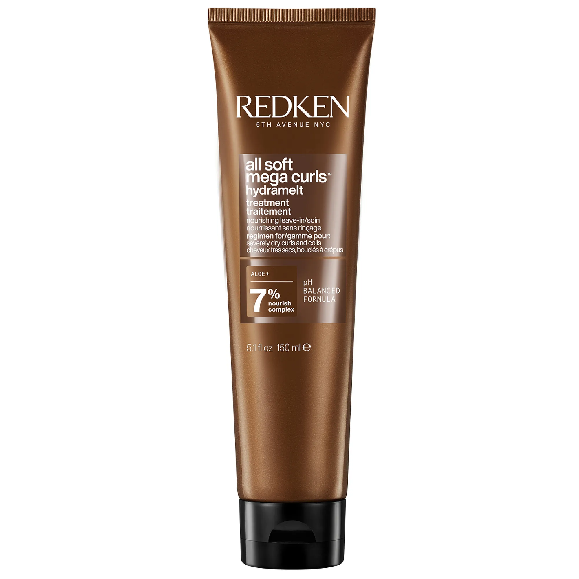 Acondicionador sin aclarado All Soft Mega Curls HydraMelt de Redken, 150 ml