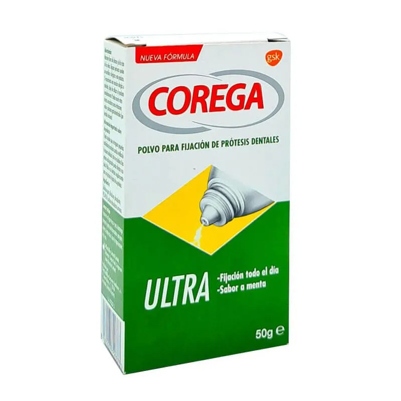 Corega Ultra Polvo de Fijación 50g