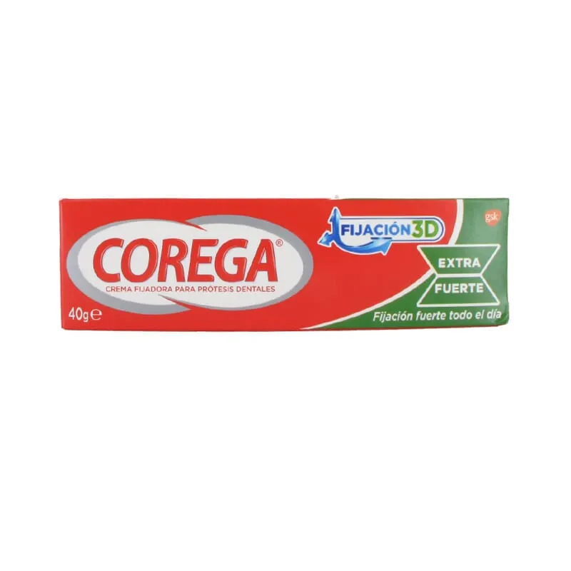 Corega Extra Fuerte Crema Fijadora 40g