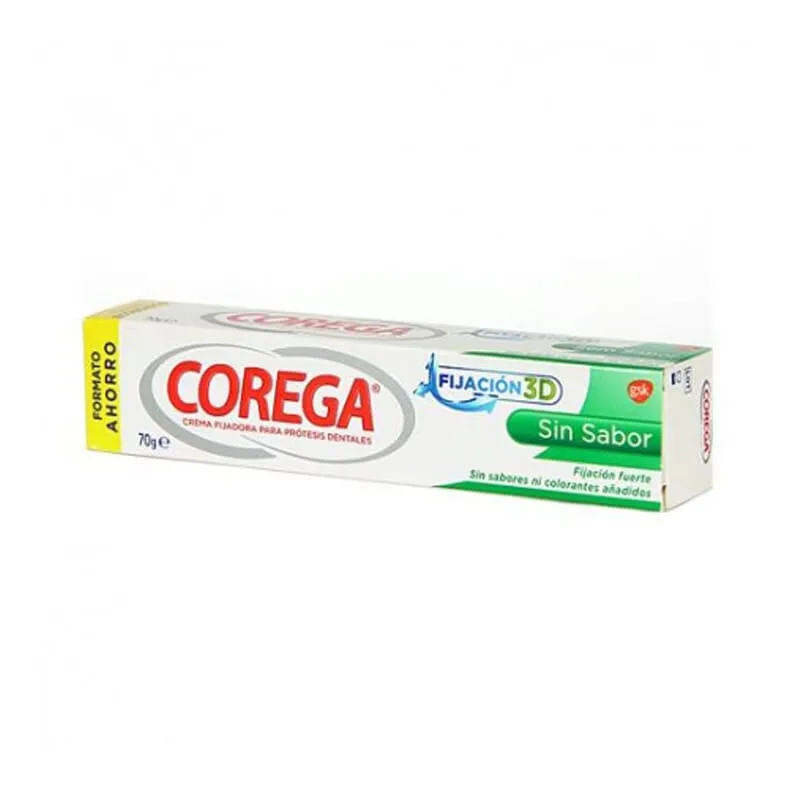 Corega Sin Sabor Crema Fijadora 40g