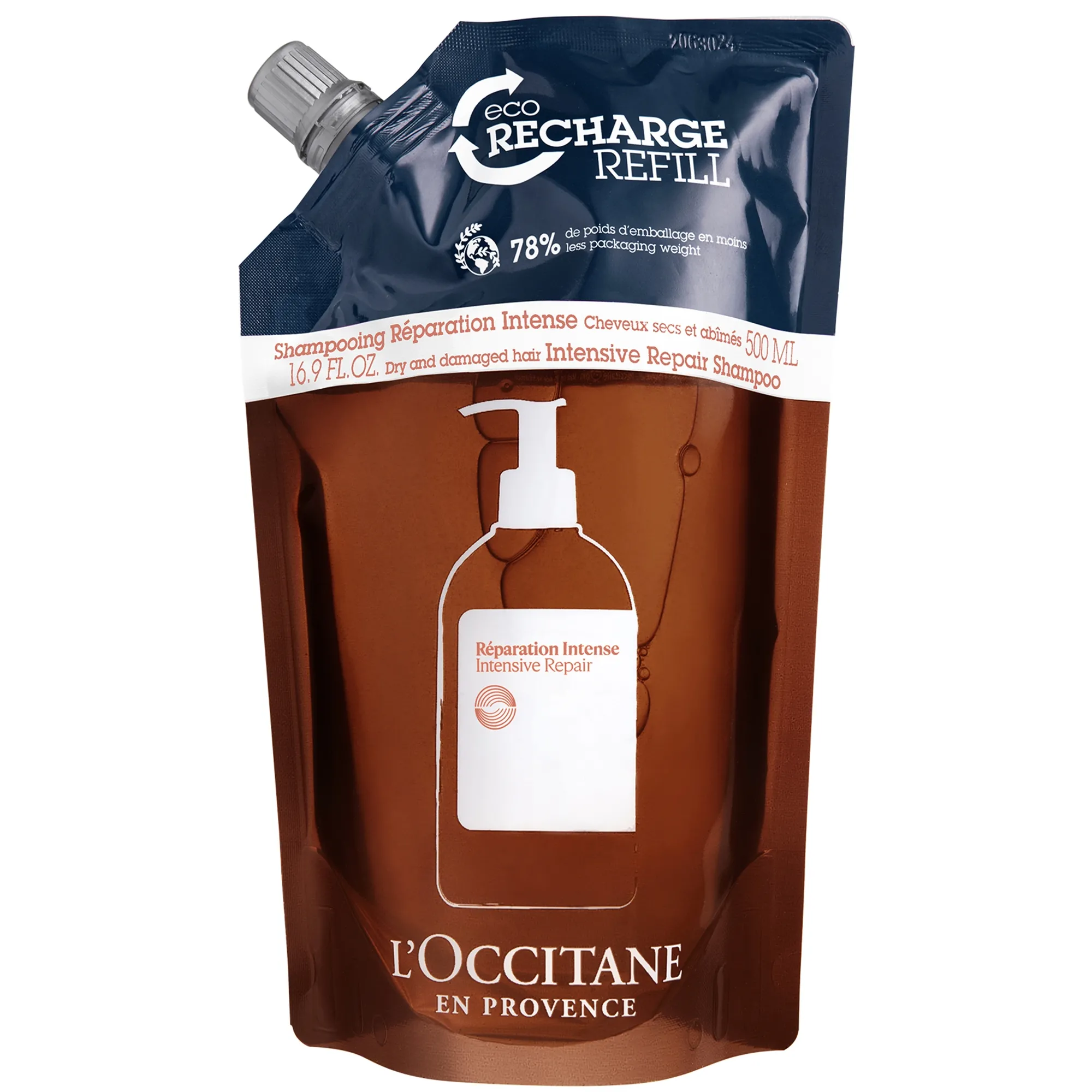 L'Occitane Ecorrecarga Champú Reparación Intensa Aromacología 500ml