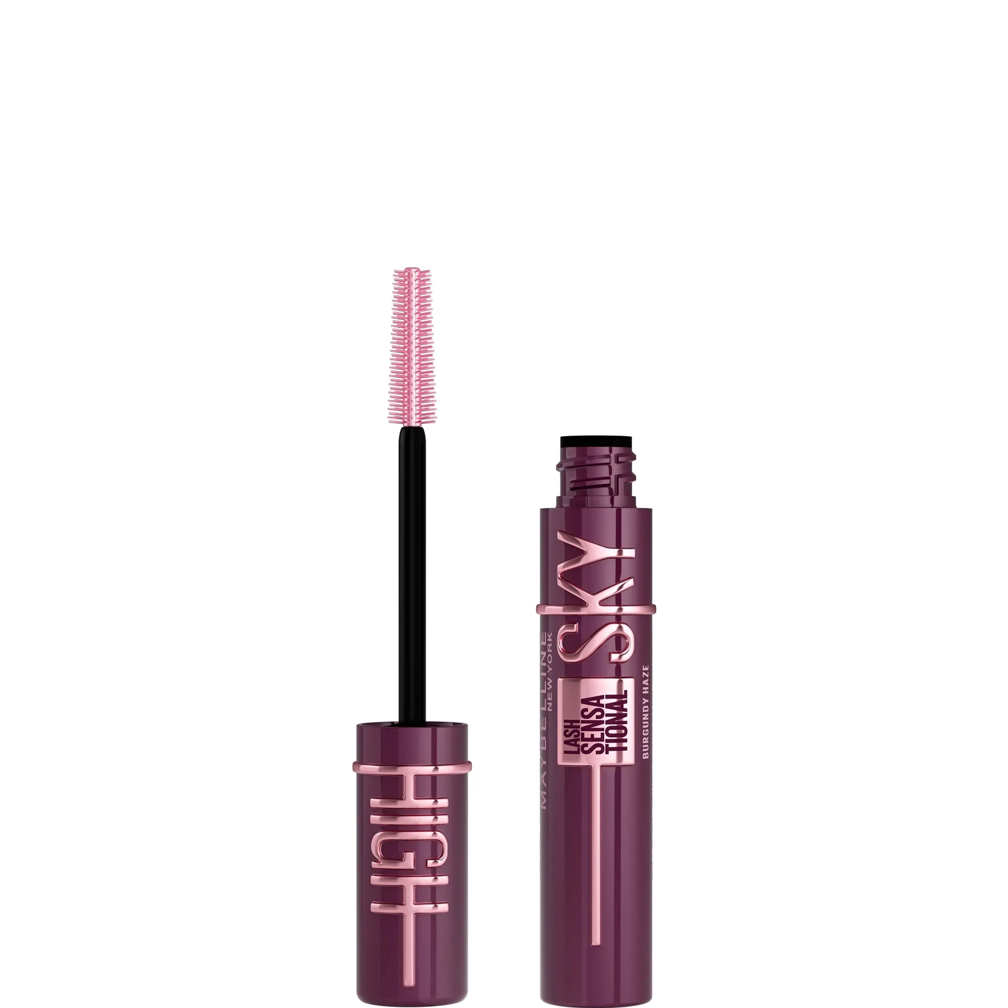 Maybelline Lash Sensational Sky High Volumizing and Thickening Eyelash Lengthening Mascara - Burgundy Haze