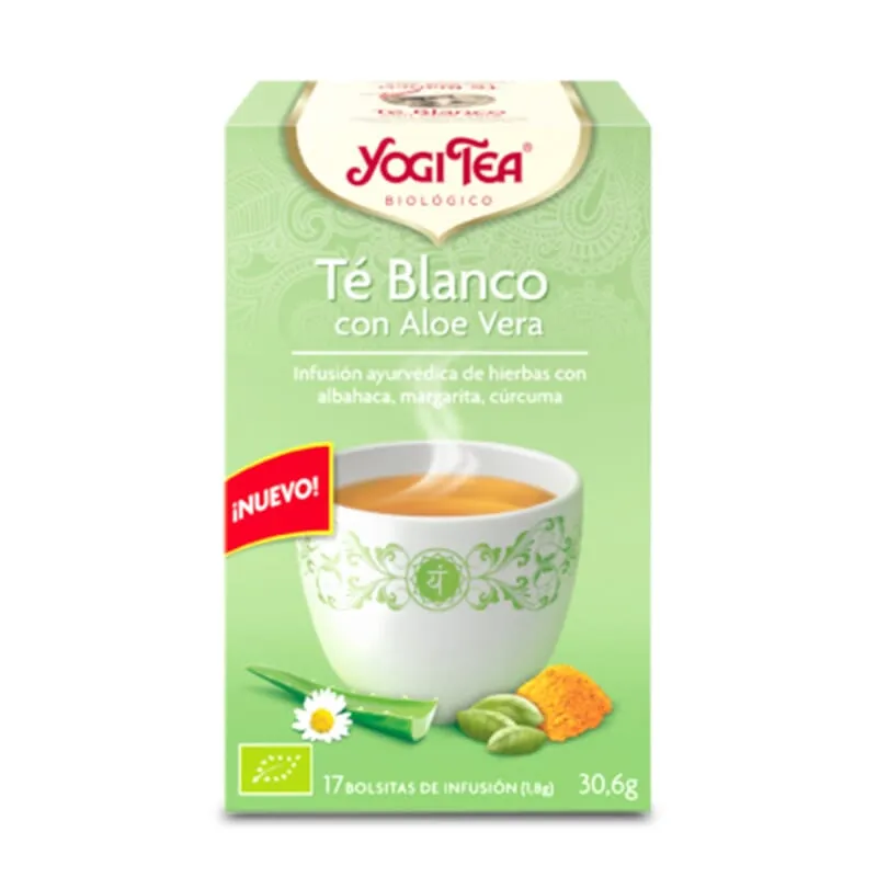 TÉ BLANCO CON ALOE VERA 17 Uds