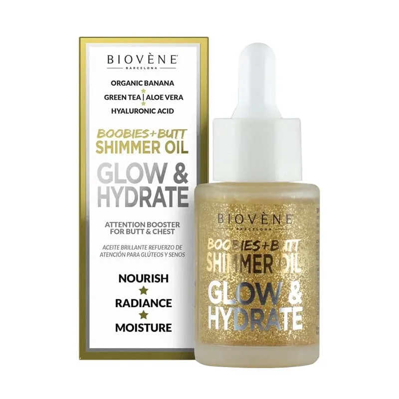 Boobies & Butt Shimmer Oil Glow & Hydrate 30 ml
