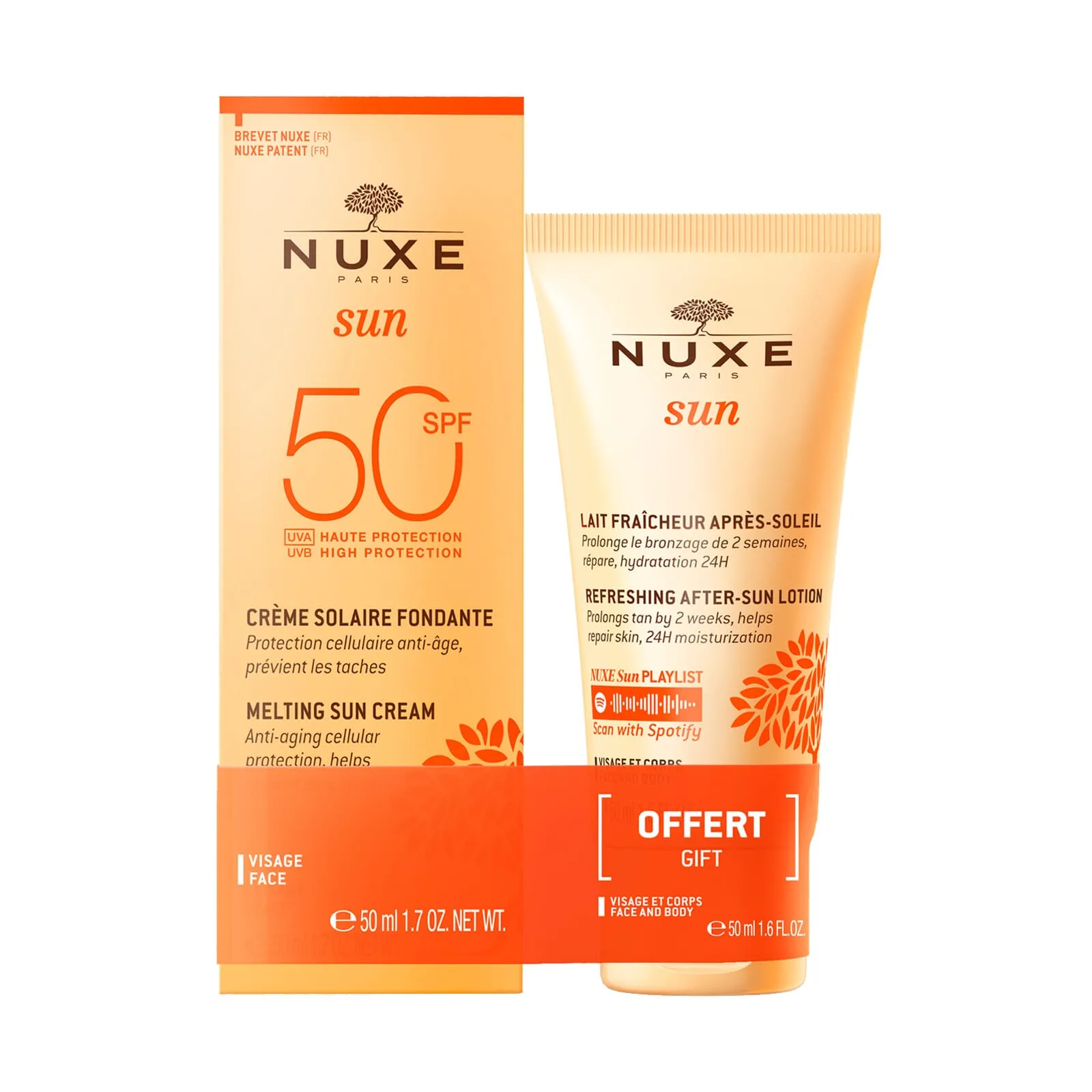 Sun Crema Fuente SPF50 50 ml + After Sun 50 ml