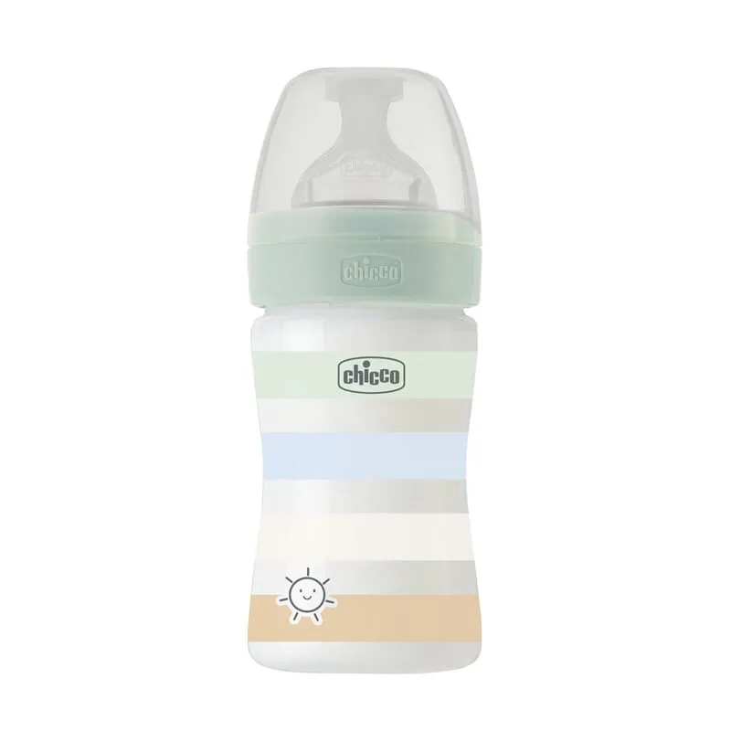 Biberón Well Being Silicona 0+ Flujo Lento Colors 150 ml