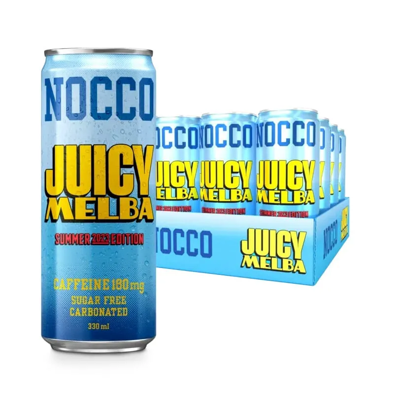 Nocco Juicy Melba Summer Edition 2023 24 Uds 330 ml