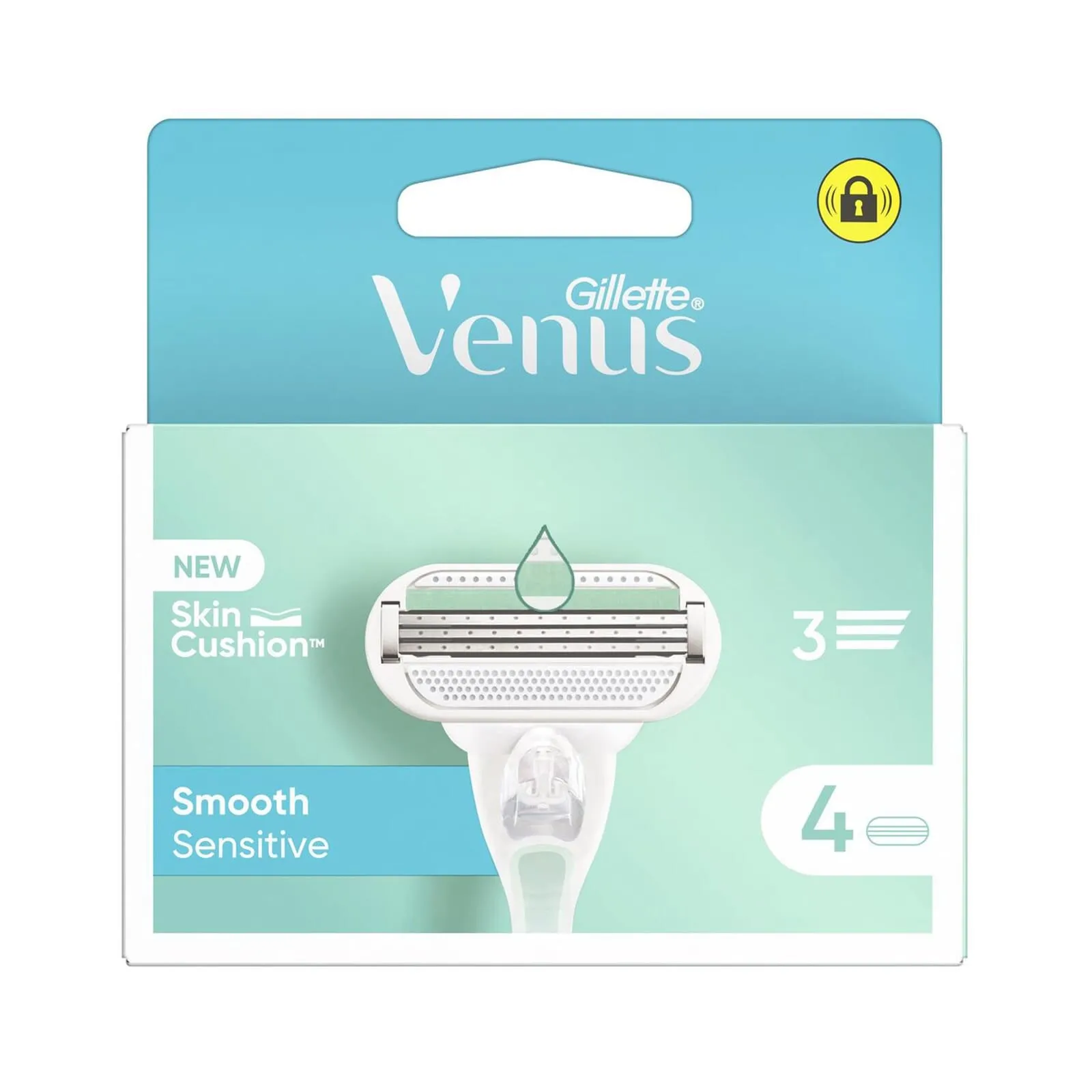 Venus Smooth Sensitive Recambio 4 Uds