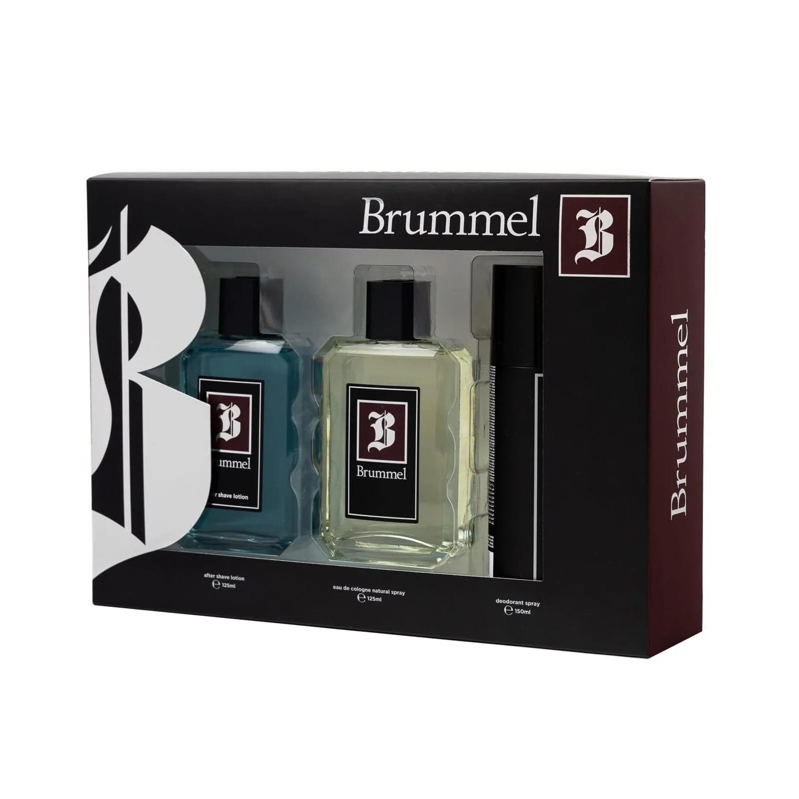 Brummel Set EDC 125 ml + After Shave 125 ml + Desodorante 150 ml Lote