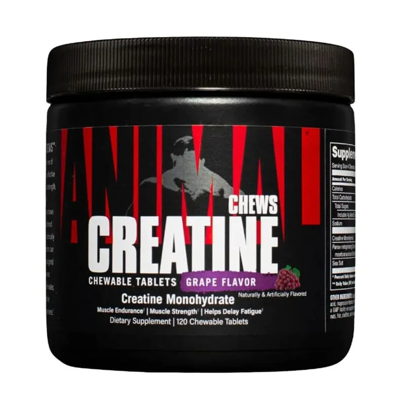 Animal Creatine Chews 120 Ch.Tabs