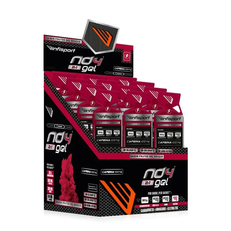 ND4 Gel 2:1 Cafeína 100 mg 18 Geles 50g