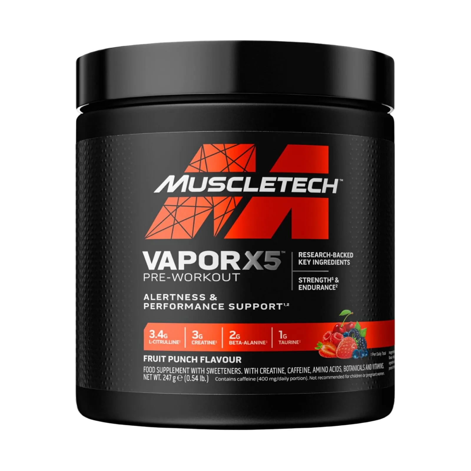 Vapor X5 Pre-Workout 247g