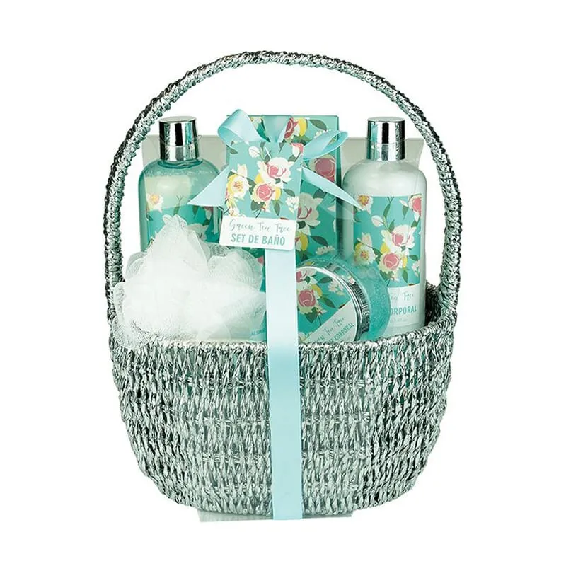 Set De Baño Te Verde 6 Piezas
