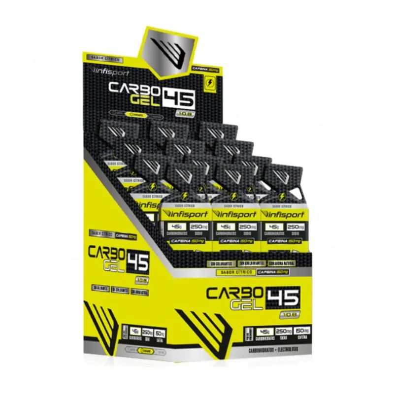 Carbo Gel 45 1:0.8 150 mg Cafeína 18 Geles 70g