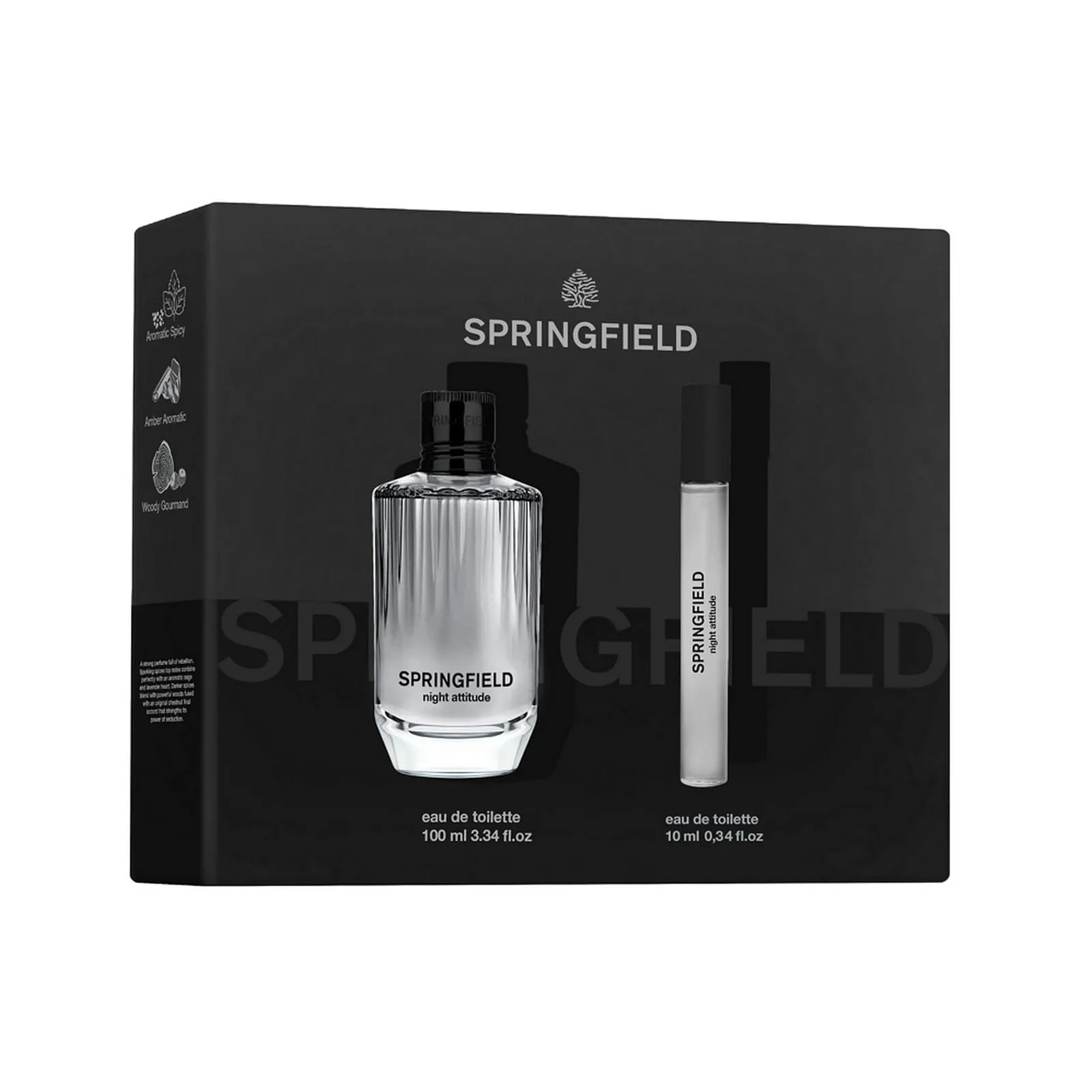 Night Attitude EDT 100 ml + EDT Mini 10 ml Lote