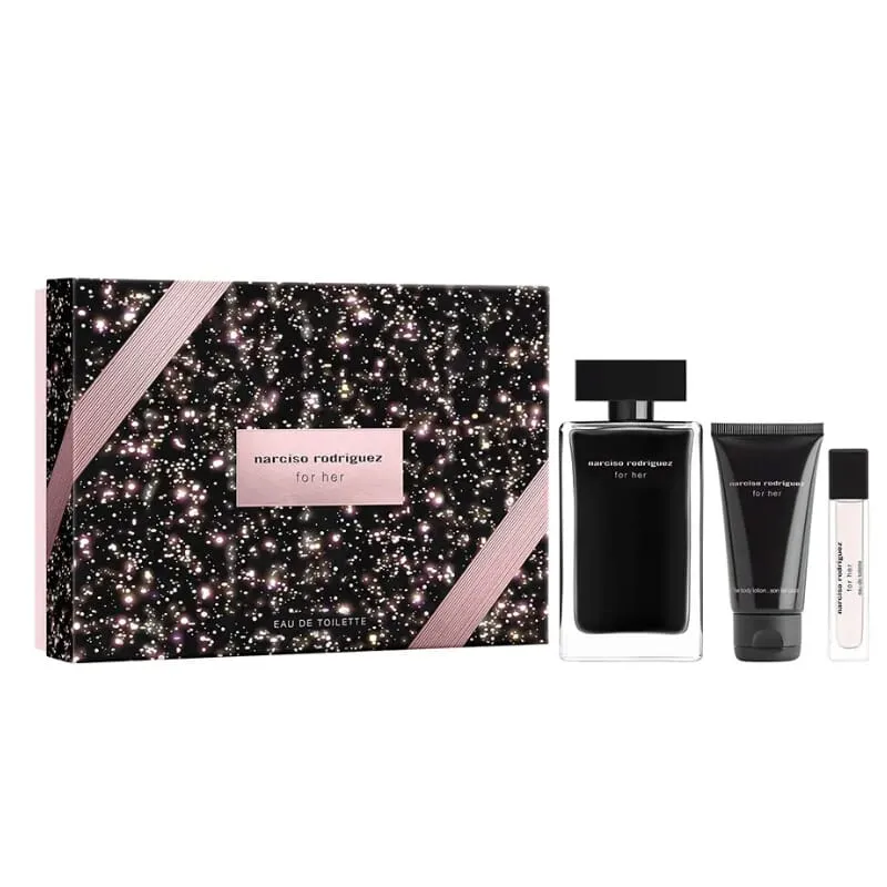 For Her EDT 100 ml + Body Lotion 50 ml + EDT Mini 10 ml Lote