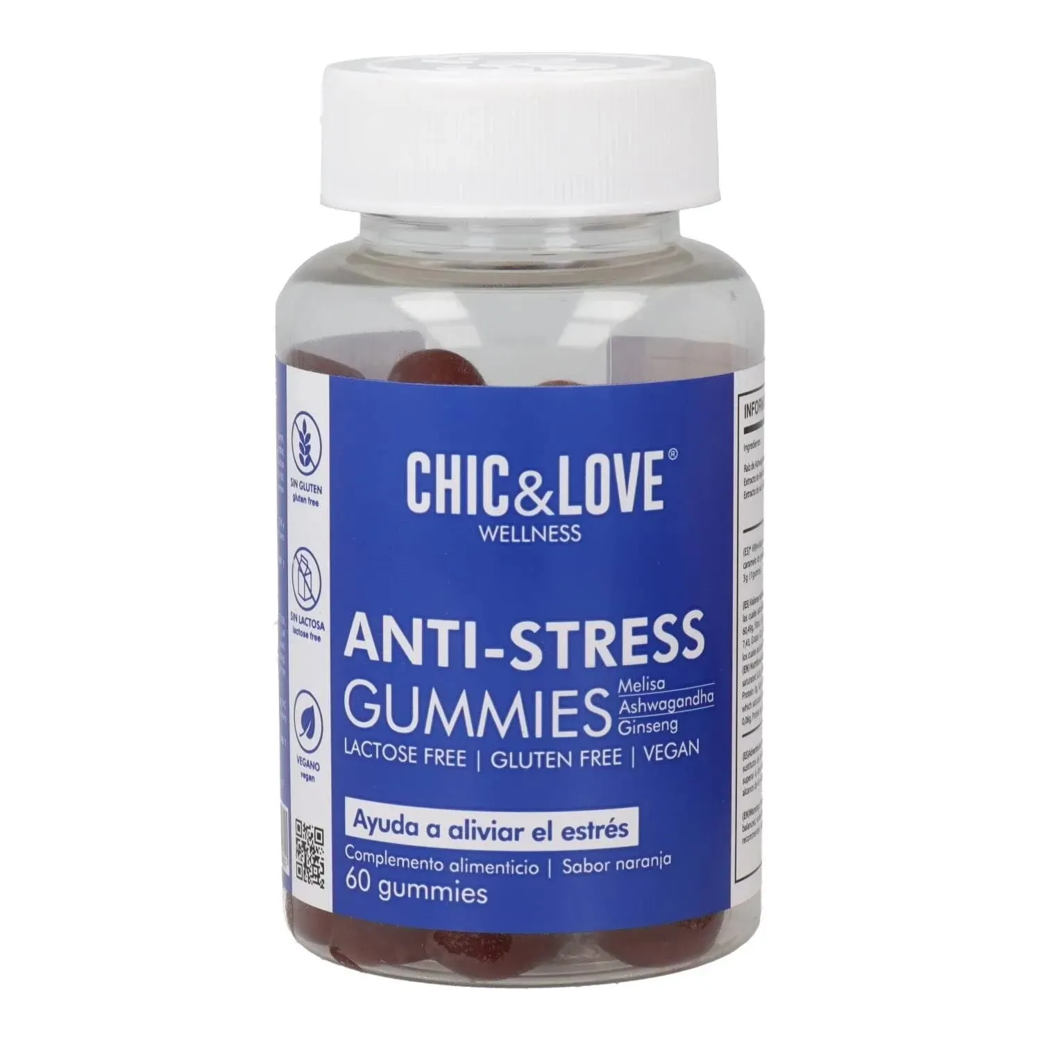 Chic Love Wellness Anti Stress Gummies 60 Uds