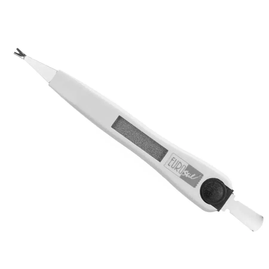 Corta Cutículas Blanco Con Lima