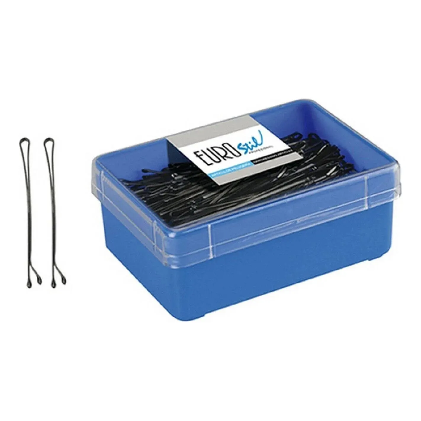 Eurostil 200 Clips Negro 60 mm 200 Uds