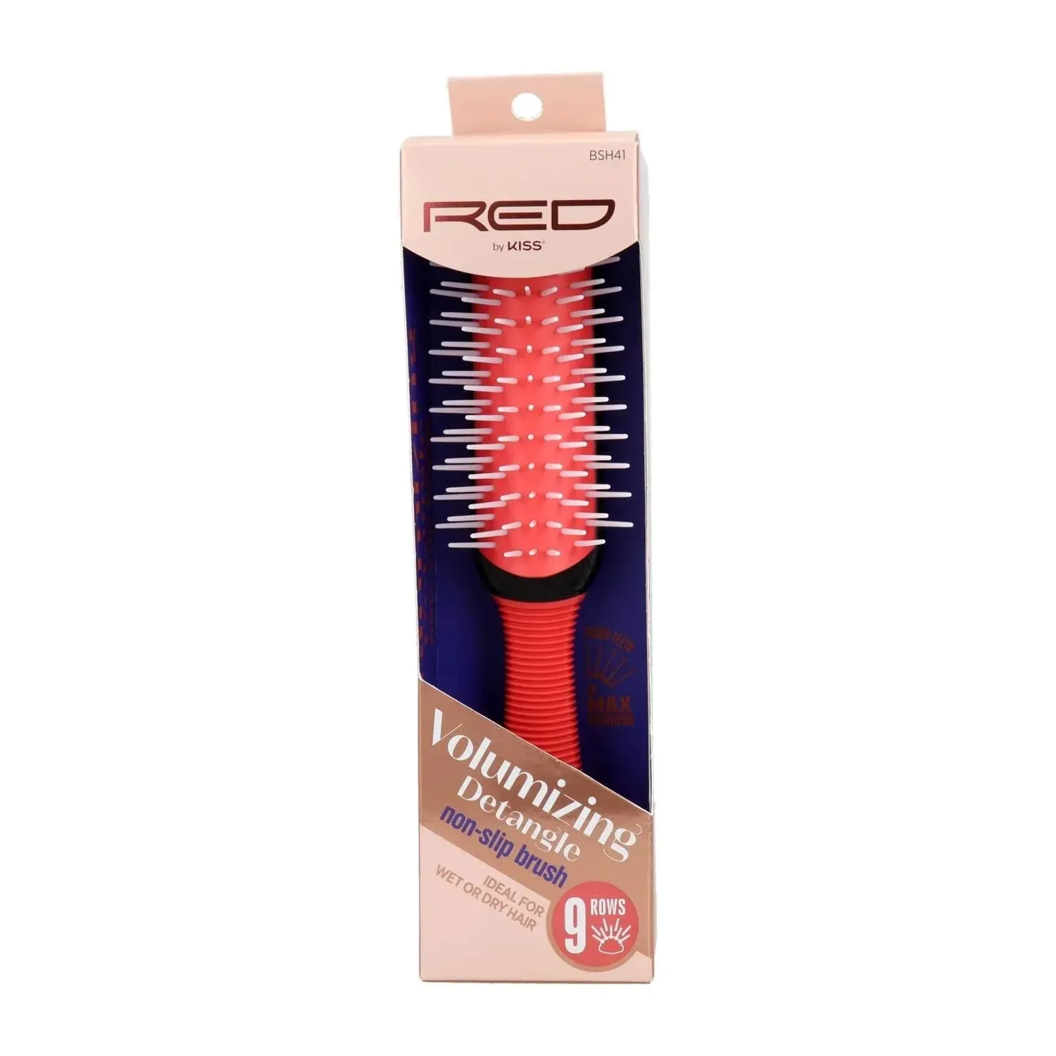 9 Rows Volumizing Detangle Brush Cepillo