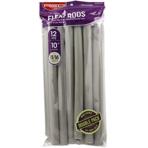 Flexi Rods 10" 11/16" Rulos Flexibles #Gris 12 Uds