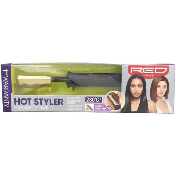 Hot Styler Double Side Teeth Comb Peine Alisador