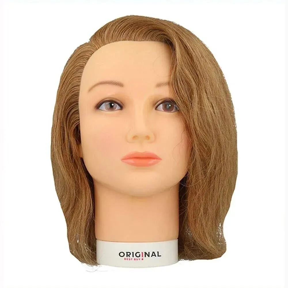Cabeza De Maniquí Isaline 40 cm Cabello Humano