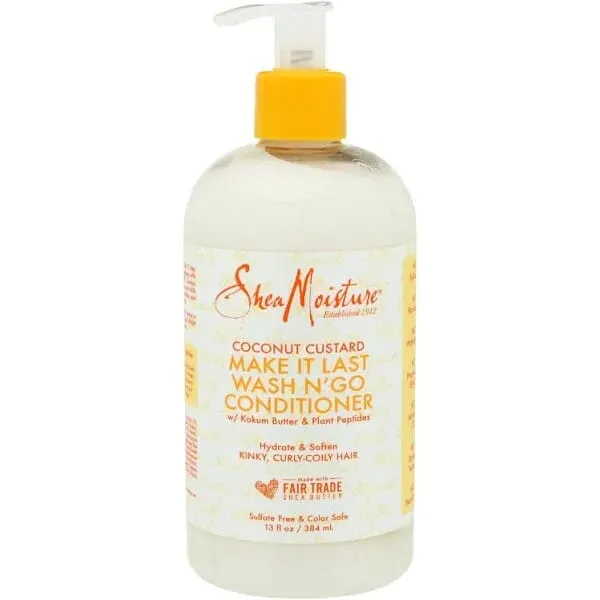 Shea Moisture Coconut Custard Wash N'Go Acondicionador 384 ml