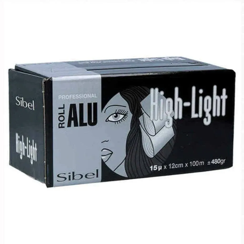 Sibel High Light Papel Aluminio 15 Micras 12 cm #Plata