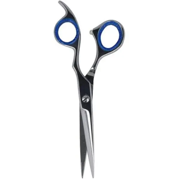 Tijera Profesional Metal Silver/Azul 7"