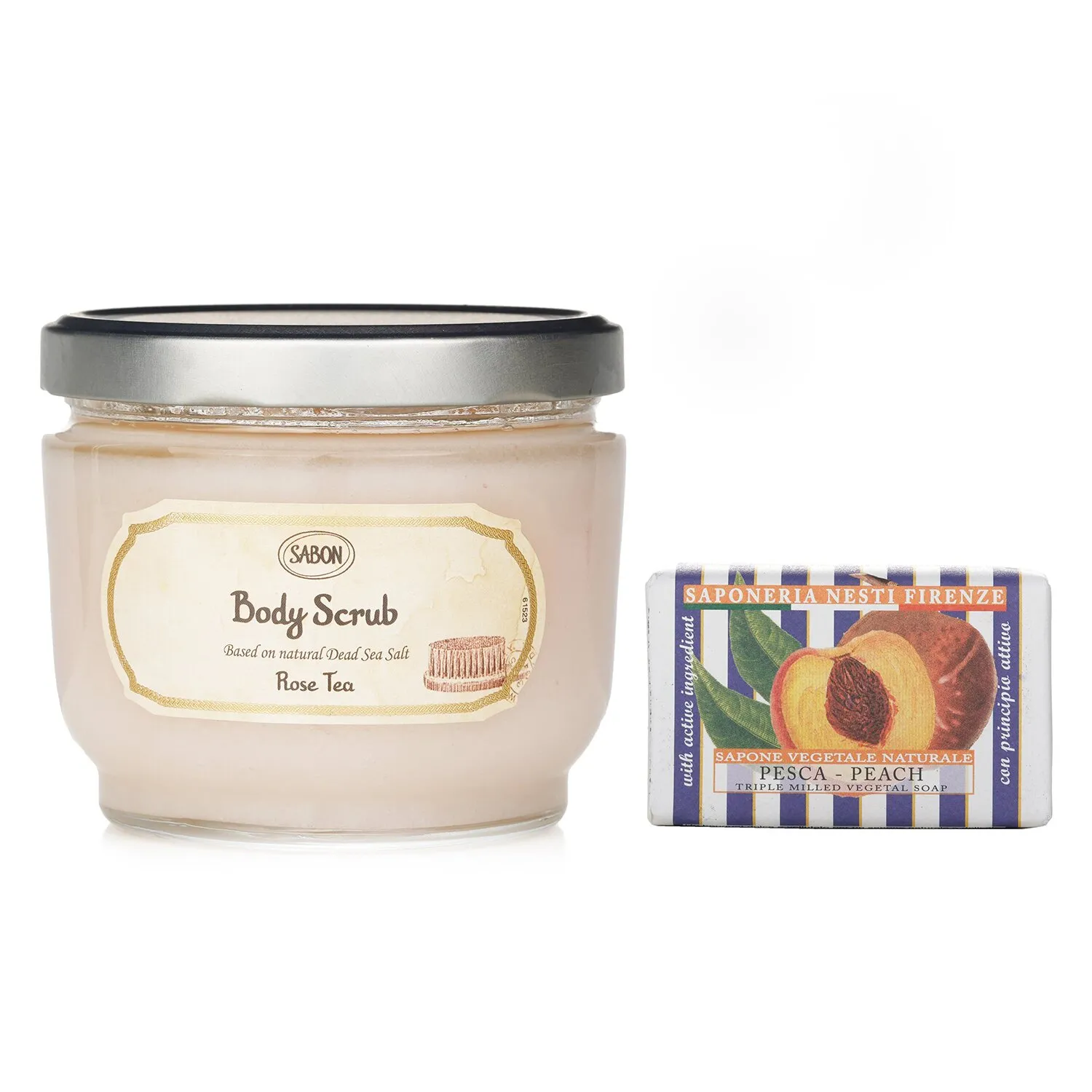 Exfoliante corporal Sabon - Té de rosas y jabón natural Nesti Dante Le Deliziose - Melocotón