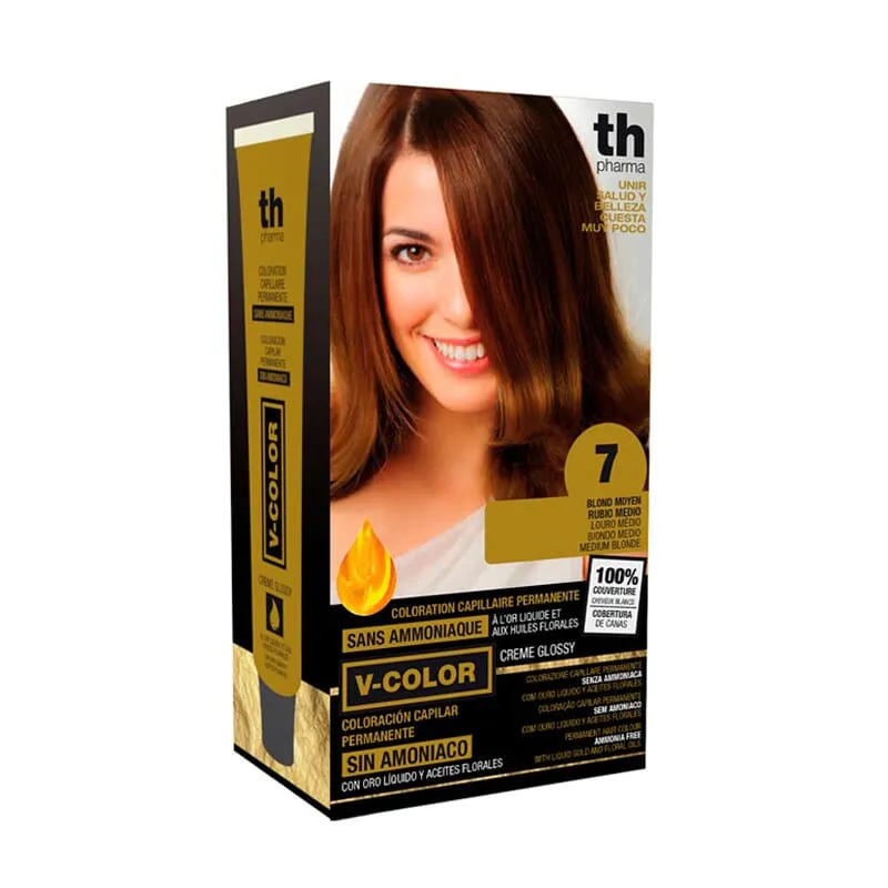 Th Pharma Vitalia Color Tinte N7 Sin Amoniaco Rubio Medio