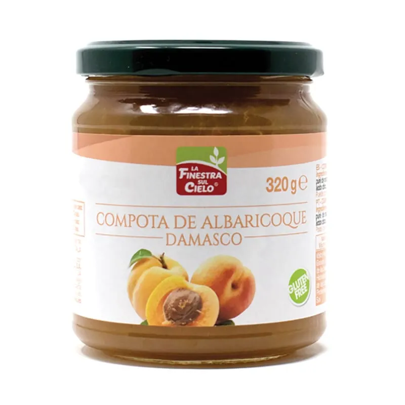 Compota de Albaricoque Damasco Bio 320g