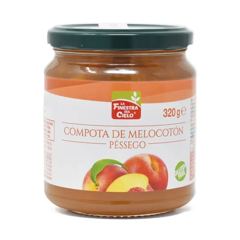 Compota de Melocotón Bio 320g